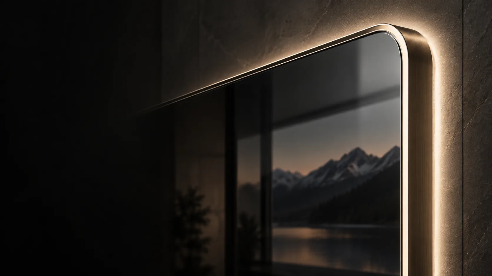 Mira smart mirror in a refined interior